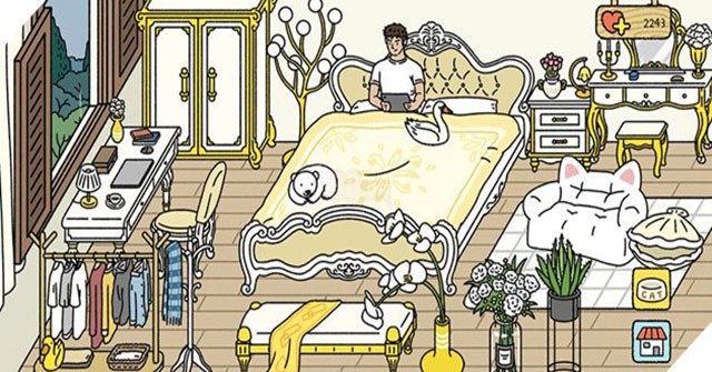 Phòng ngủ trong game Adorable Home cho Android