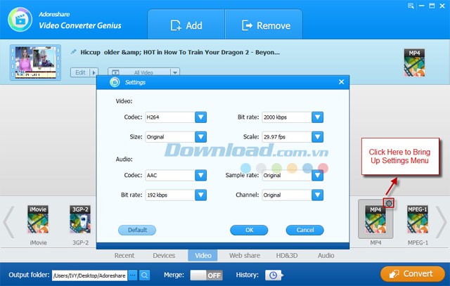 Adoreshare Video Converter Genius