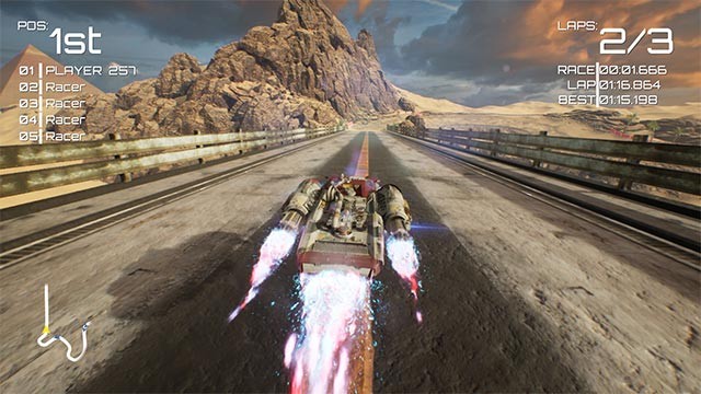 Kiểm tra kỹ năng, tốc độ và bản lĩnh trong cuộc đua không trọng lực ADRENALINE