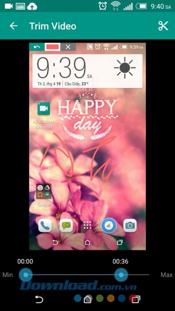 Vẽ lên màn hình với ADV Screen Recorder