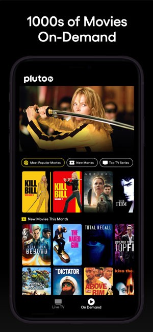 Xem phim theo yêu cầu trên Pluto TV