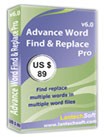 Advance Word Find & Replace Pro - Công cụ tìm kiếm và thay thế