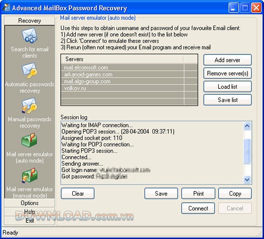 Advanced Mailbox Password Recovery