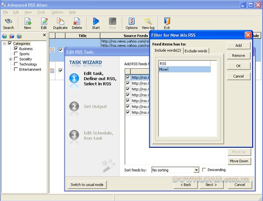 Advanced RSS Mixer Enterprise
