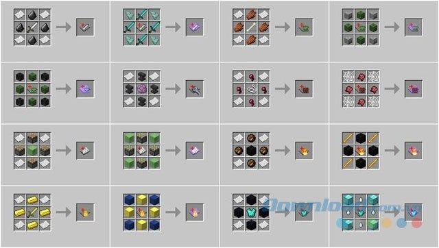 Công thức chế tạo và nâng cấp kiếm