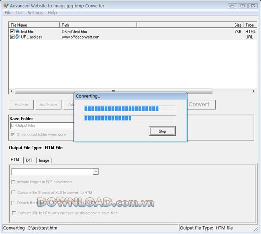 Advanced Website to image jpg bmp Converter