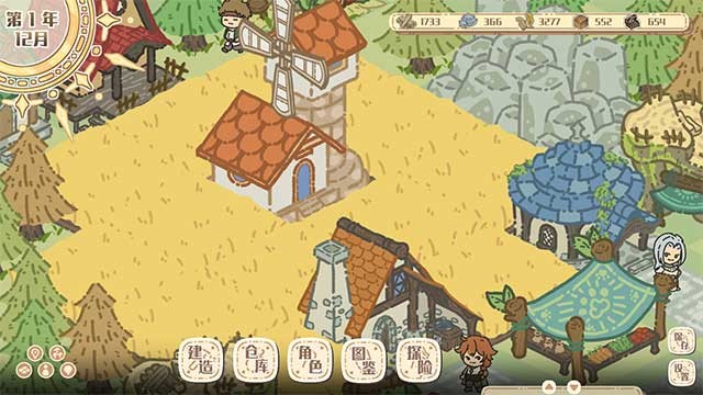 Adventopia là game mô phỏng xây dựng thị trấn có đồ họa dễ thương