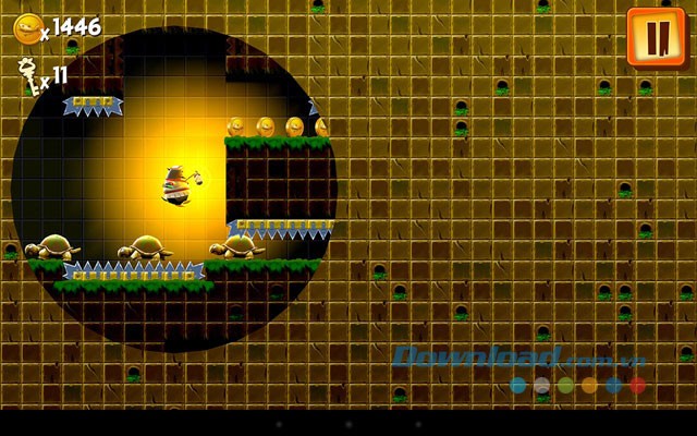 Giao diện chơi game Adventure Beaks trên Android