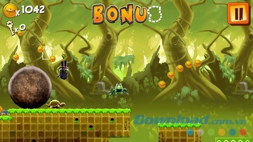 Môi trường trong Adventure Beaks cho iOS đa dạng và đẹp mắt