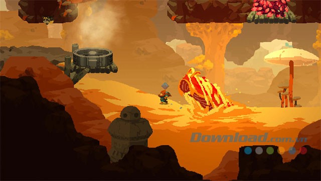 Game platformer Aegis Defenders