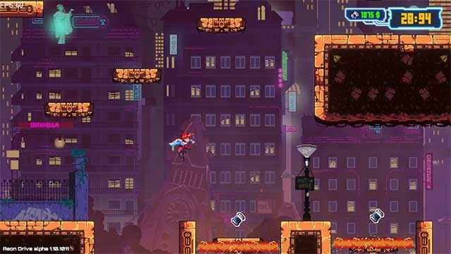 Aeon Drive là game hành động kết hợp đi cảnh thú vị trong vũ trụ