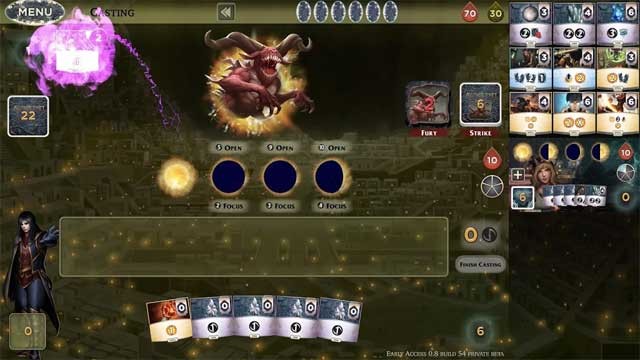 Người chơi sẽ xây dựng bộ bài của mình với các thẻ từ Market