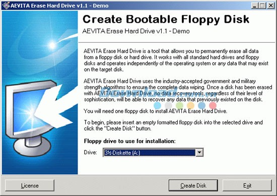 AEVITA Erase Hard Drive