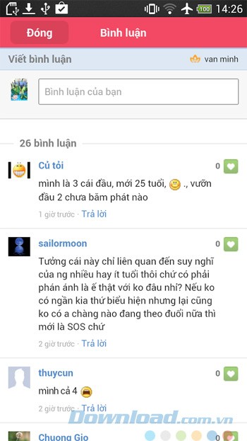 Bình luận bài viết
