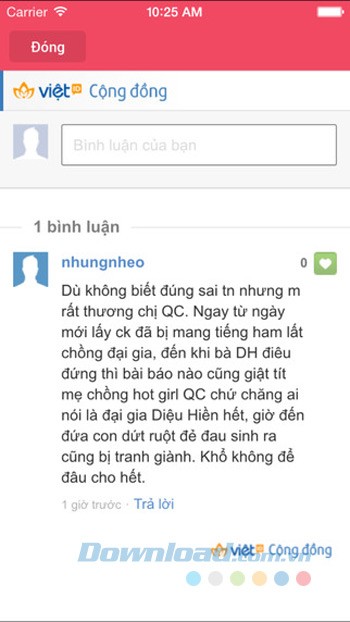 Bình luận về bài viết