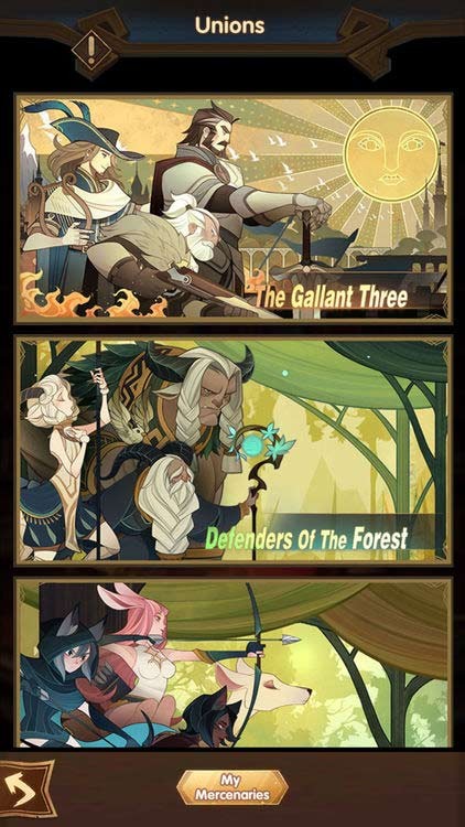 AFK Arena sở hữu 4 phe phái với nhiều anh hùng khác biệt