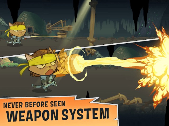 Tận hưởng vũ khí hiện đại trong AFK Cats mà bạn chưa từng thấy trước đây