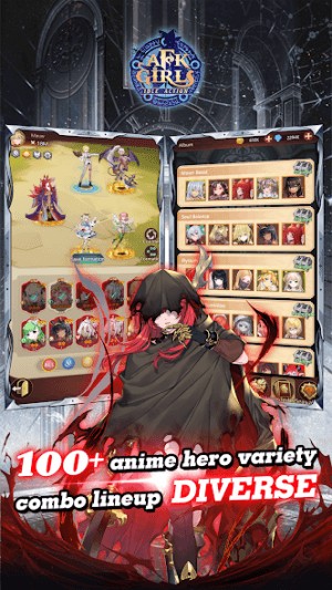 AFK Girls có hơn 100 anh hùng anime cho bạn thu thập