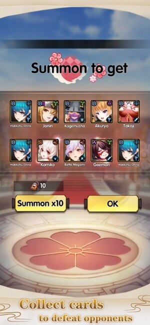 Triệu hồi anh hùng trong AFK Legend cho iOS