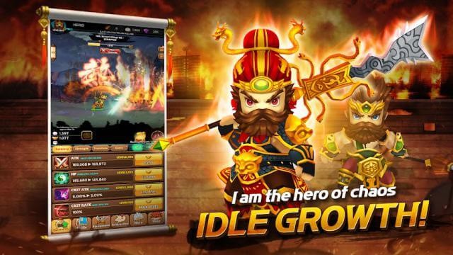 Chiến đấu với các vị tướng Tam Quốc trong game AFK Three Kingdoms