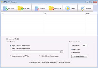 AFP to PDF Converter