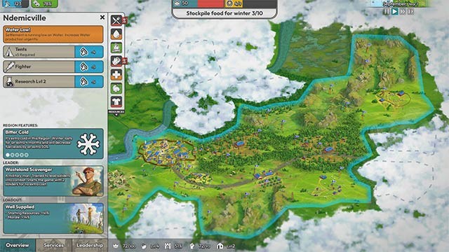 Kết hợp xây dựng công trình, tìm kiếm tài nguyên để đưa nhân loại thoát khỏi thảm họa tận thế