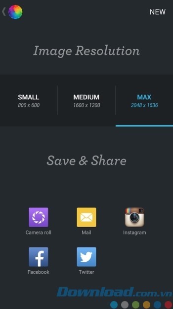 Dễ dàng chia sẻ ảnh qua mạng xã hội