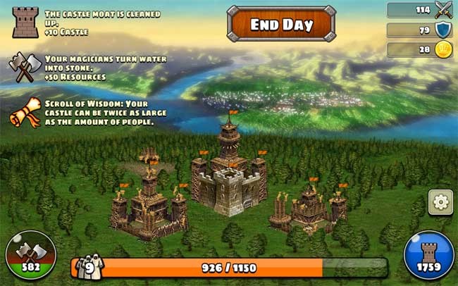 Ngày kết thúc cuộc chiến trong Age of Castles: Warlords