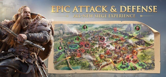 Thực hiện các trận chiến tấn công phòng thủ hoành tráng