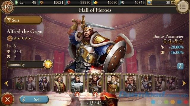 Hơn 100 lớp nhân vật