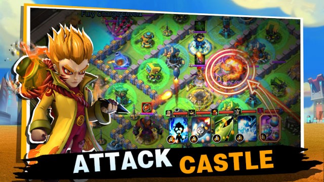 Tấn công lâu đài của kẻ thù