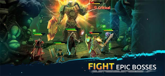 Chiến đấu với boss hùng mạnh