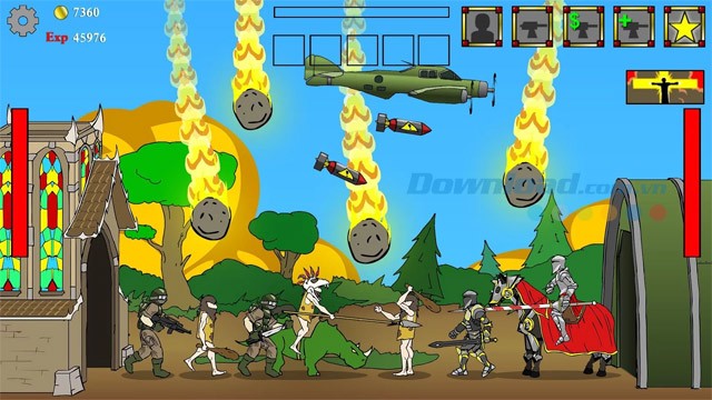 Tải Age of War cho Android - Game Cuộc chiến xuyên thế kỷ hấp dẫn