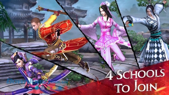 4 môn phái trong game Age of Wushu Dynasty