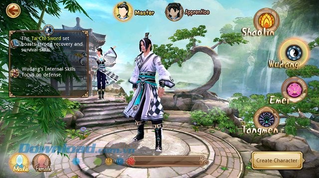 Phái Võ Đang trong game Age of Wushu Dynasty