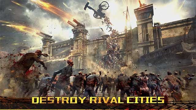 Phá hủy thành phố của kẻ thù trong Age of Z cho Android