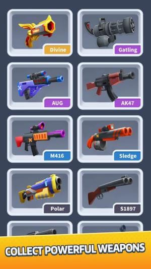 Thu thập nhiều loại súng khác nhau