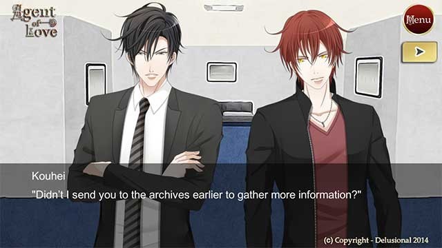 Agent Of Love là game mô phỏng lãng mạn theo phong cách Visual Novel