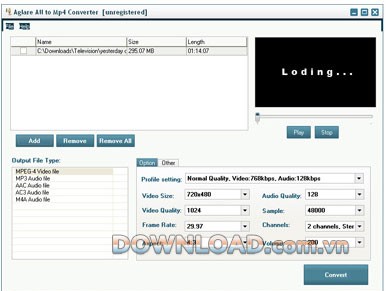 Aglare All to Mp4 Converter