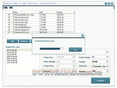 Aglare MP3 to AMR Converter