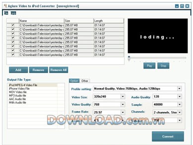 Aglare Video to iPod Converter