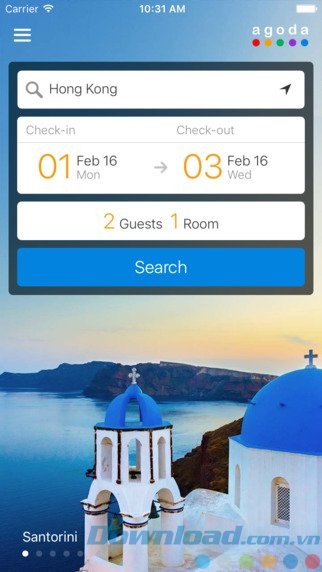 Tìm khách sạn qua mạng