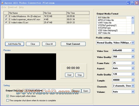 Agree All Video Converter Platinum