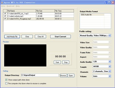 Agree MP3 to OGG Converter