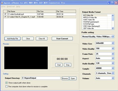 Agree iPhone to AVI WMV MP4 3GP MOV Converter Pro