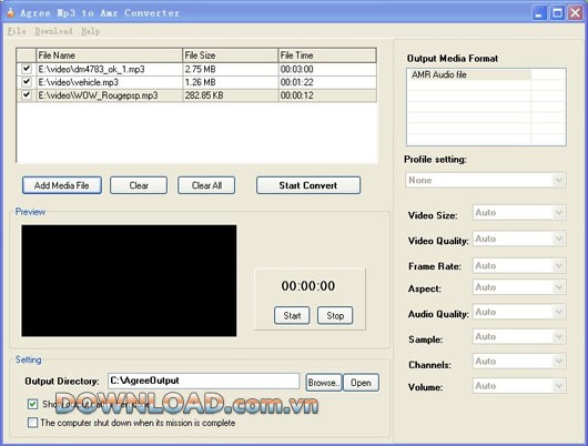 Agree MP3 to AMR Converter