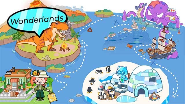 Game thường xuyên cập nhật các địa điểm, trang phục và phụ kiện mới