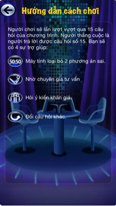 Hướng dẫn chơi Ai là triệu phú