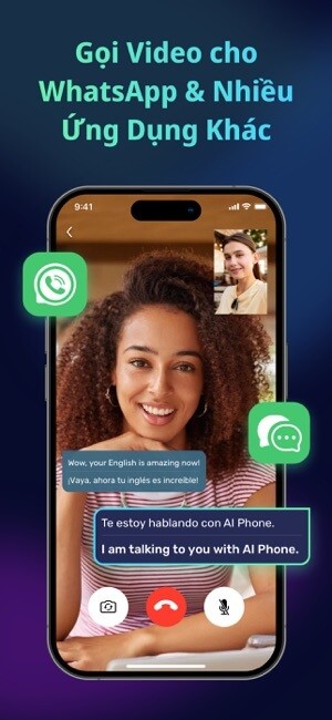 Dịch cuộc gọi khi gọi video