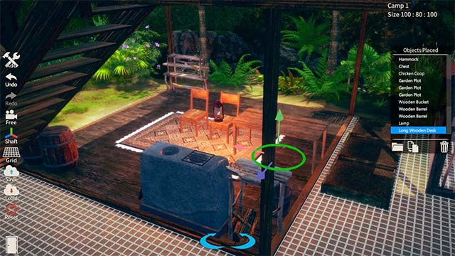 Thu thập item, craft đồ và xây tổ ấm cho 2 người trên hoang đảo